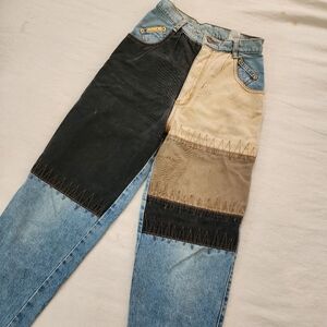Vintage color block jeans Jethro 7